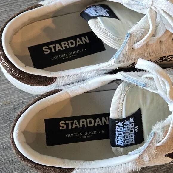 Golden Goose STARDAN, Size 42, White & Brown